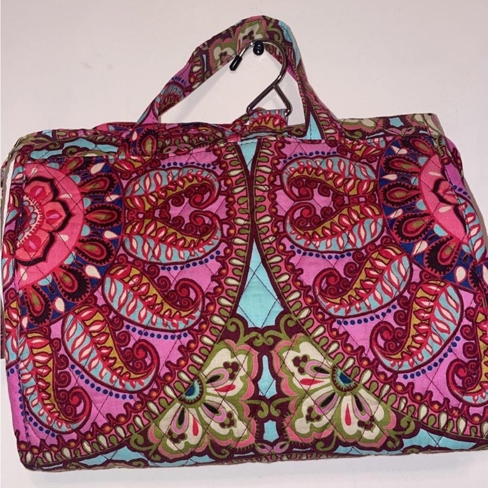 Vera Bradley Hanging Cosmetic Bag/ MakeUp Bag